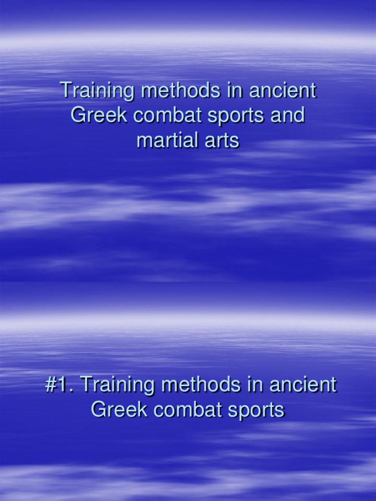 How Ancient Greeks Trained – Old-School Workouts