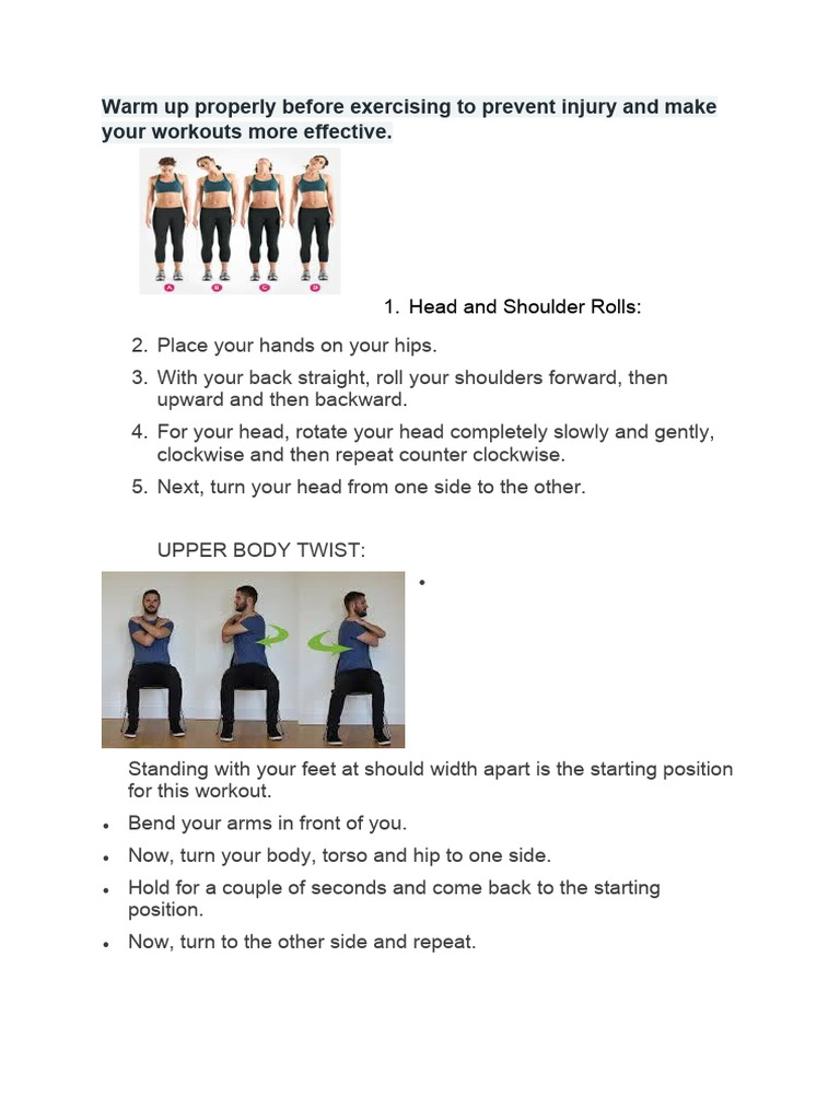 How to Warm Up Before Workout – Avoid Injury