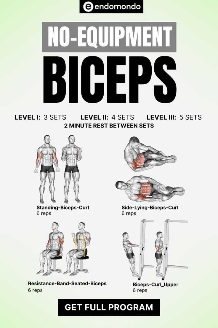 How to Train Arms Biceps & Forearms Without Weights