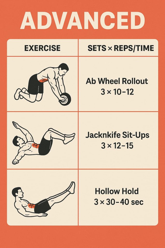 Best Core Workouts for Strong Abs (Beginner to Advanced)