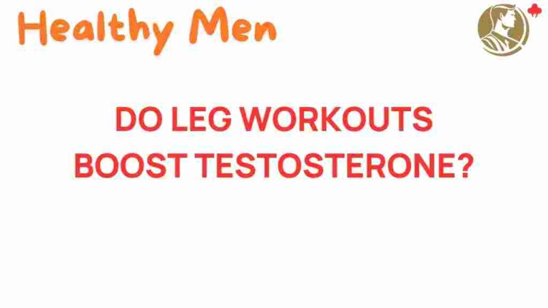 Do Leg Workouts Boost Testosterone?