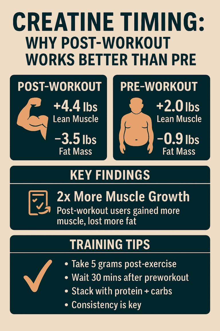 Creatine After Workout Should You Take It?