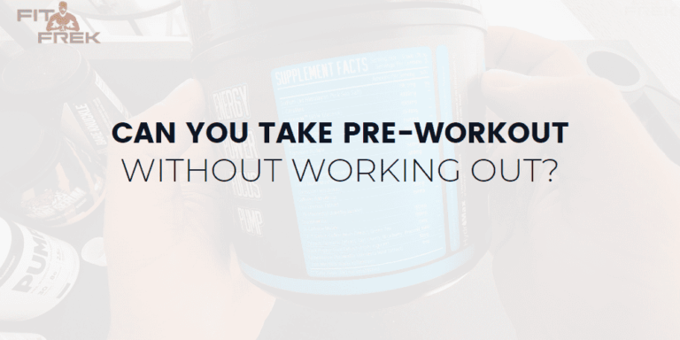 Is Pre-Workout Safe Without Exercise?