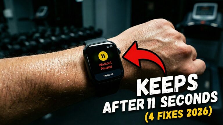 Why Apple Watch Keeps Pausing Your Workout – Fix