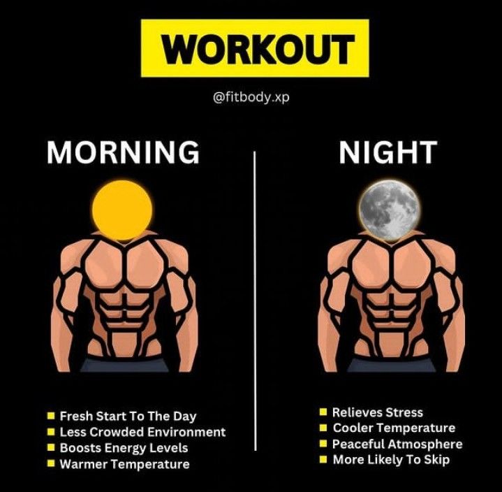 Best Time of Day to Workout – Morning vs Night