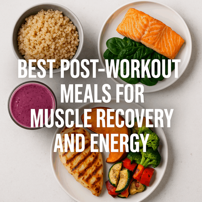 Best Post-Workout Meals for Muscle & Recovery