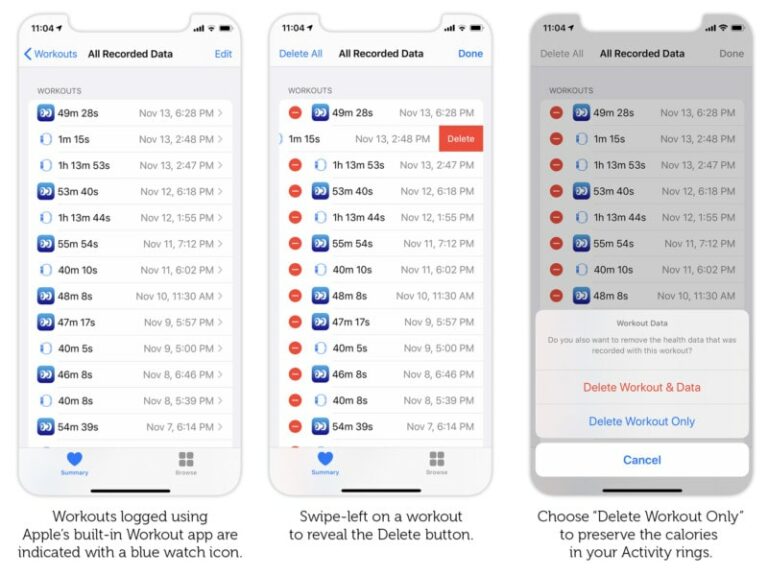How to Edit or Delete Workouts on Apple Watch