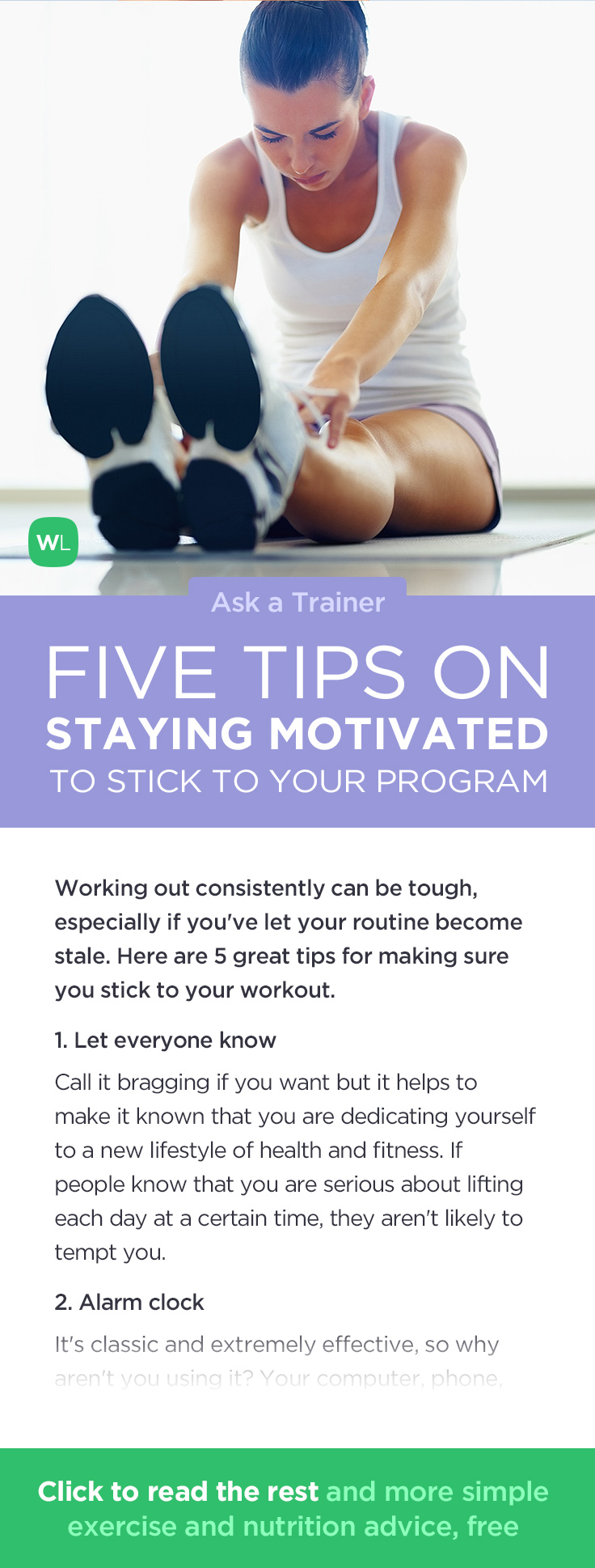 How to Stay Motivated to Workout Consistently